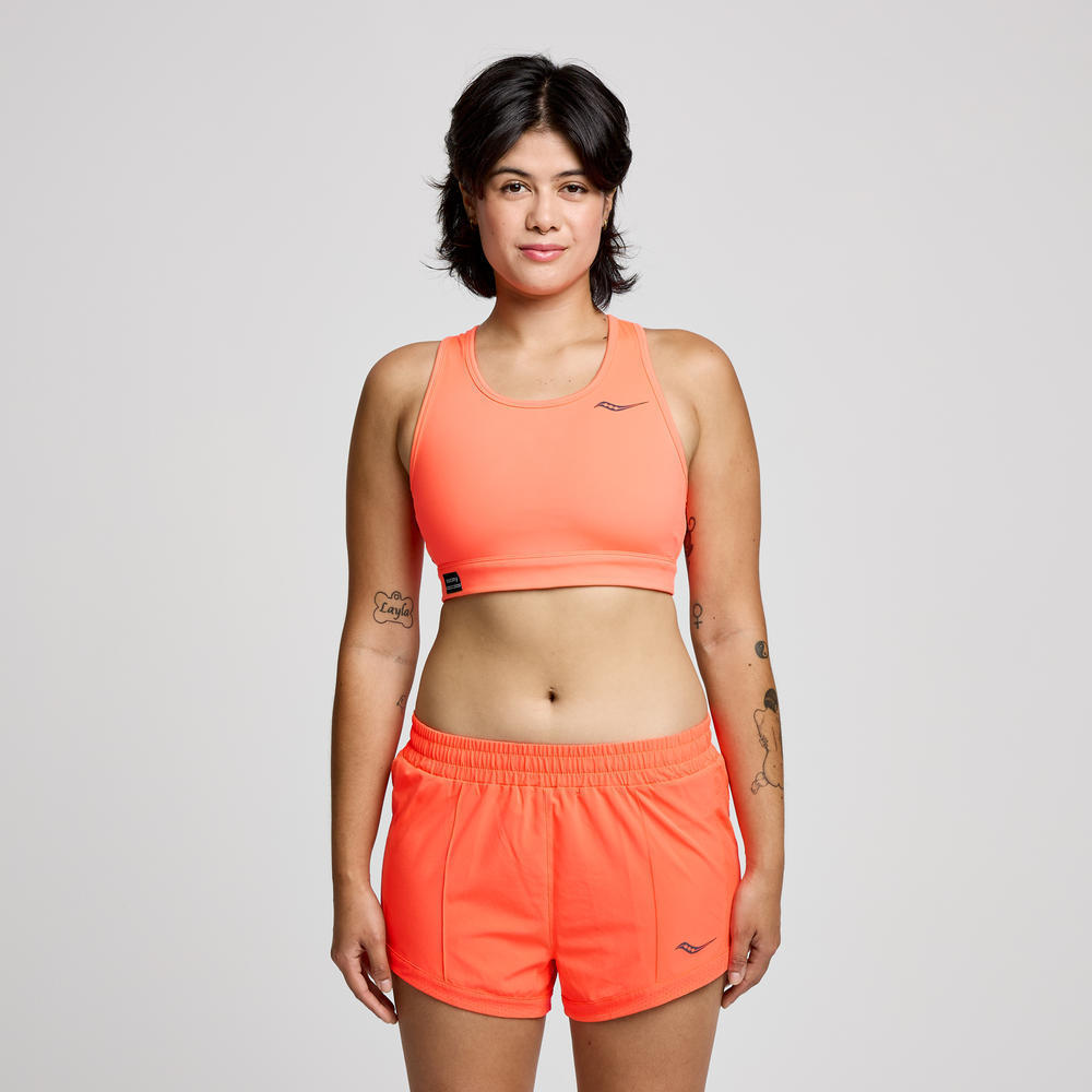 Saucony Women's Fortify Bra SAW800449 Womens Apparel Bras & Underwear