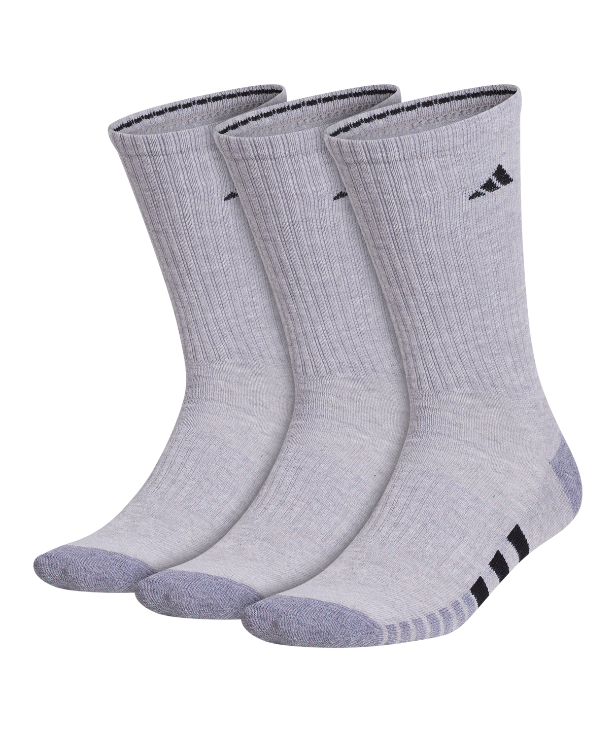 adidas Men's Cushioned 3.0 3-Pack Crew-1