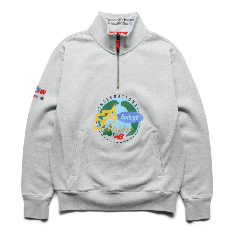 New Balance Men's Bodega x Quarter Zip Sweatshirt