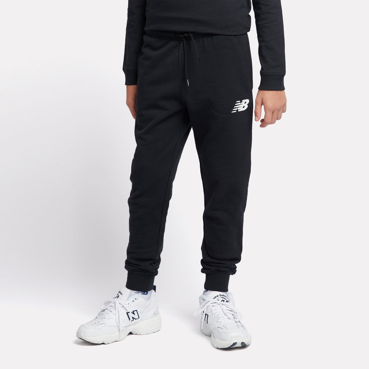 New Balance Youth French Terry Stacked Logo Jogger-1