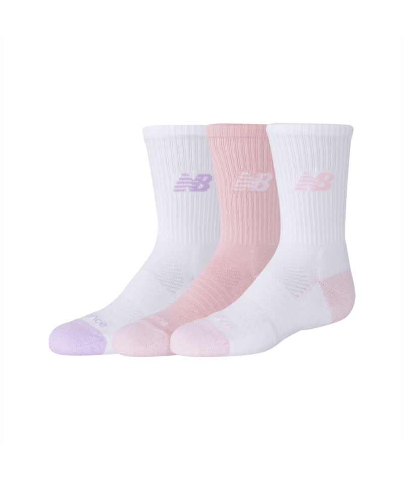 New Balance Youth Active Crew Socks 3 Pairs
