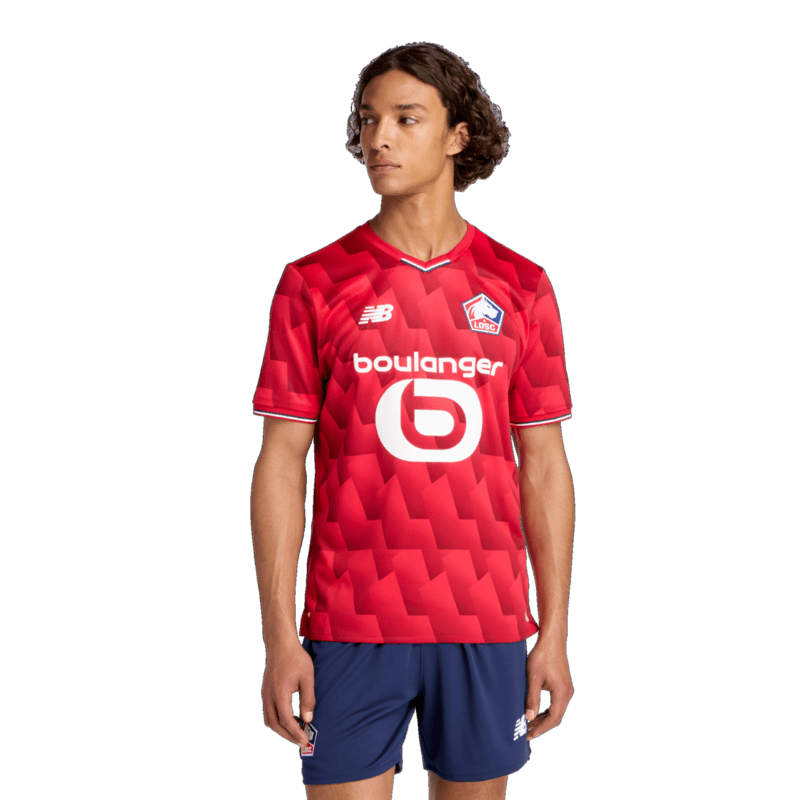 New Balance Men's Lille LOSC Home Short Sleeve Jersey