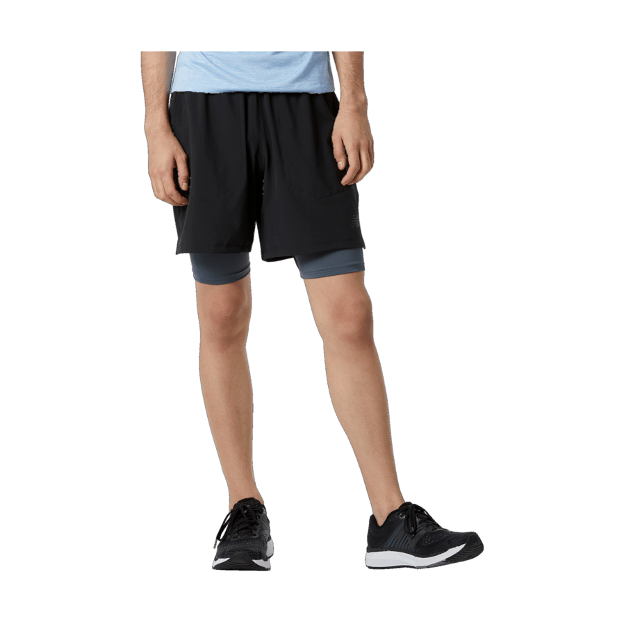 New Balance Men's R.W. Tech 7 Inch 2-In-1 Shorts-1