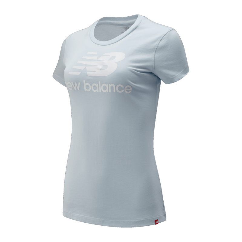 New Balance Women's Essentials Stacked Logo Tee-2