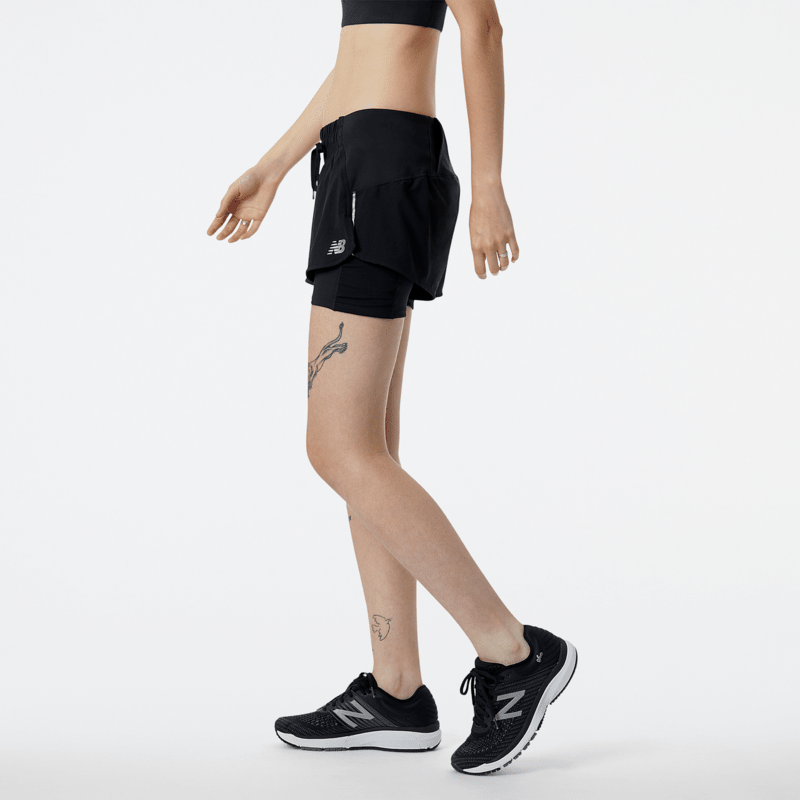 New Balance Women's Impact Run 2 in 1 Short-2