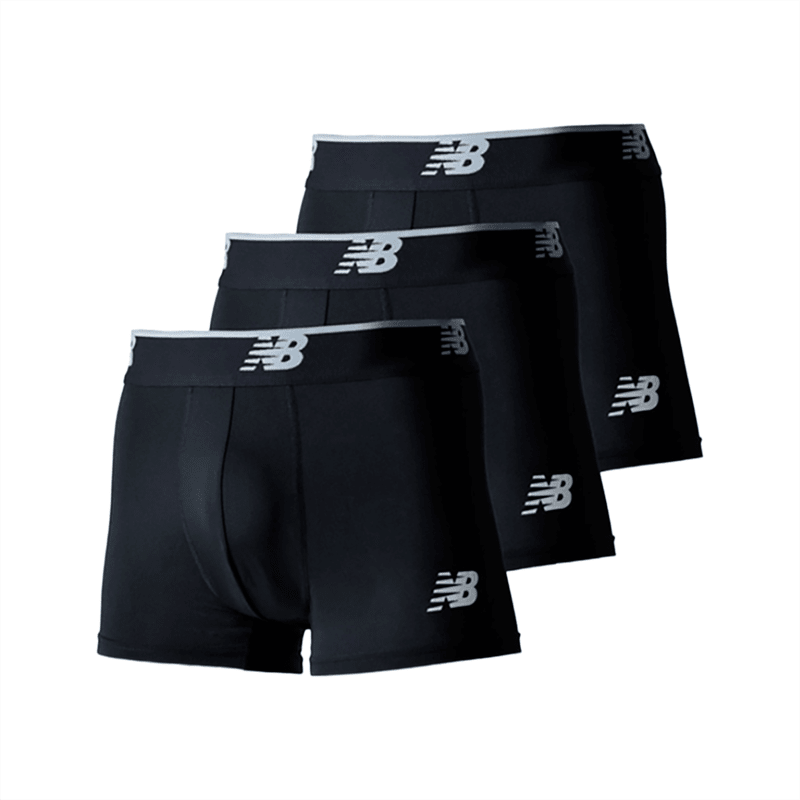 New Balance Men's Mesh 3 Inch Boxer Brief No Fly 3 Pack-2
