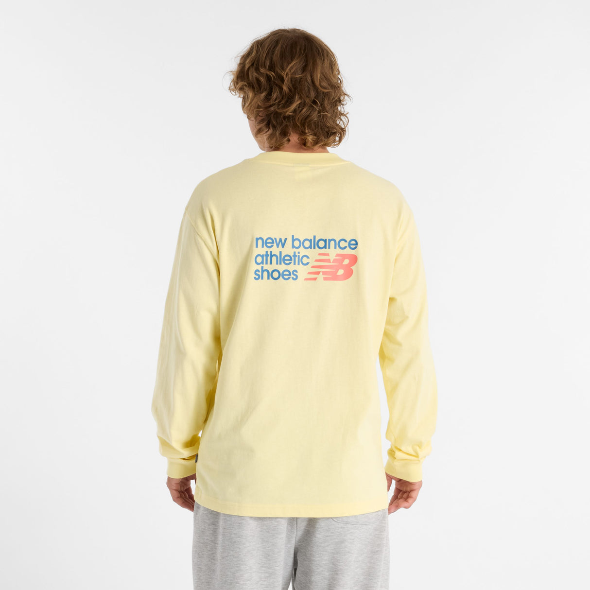 New Balance Men's Athletics Premium Back Logo Long Sleeve-2
