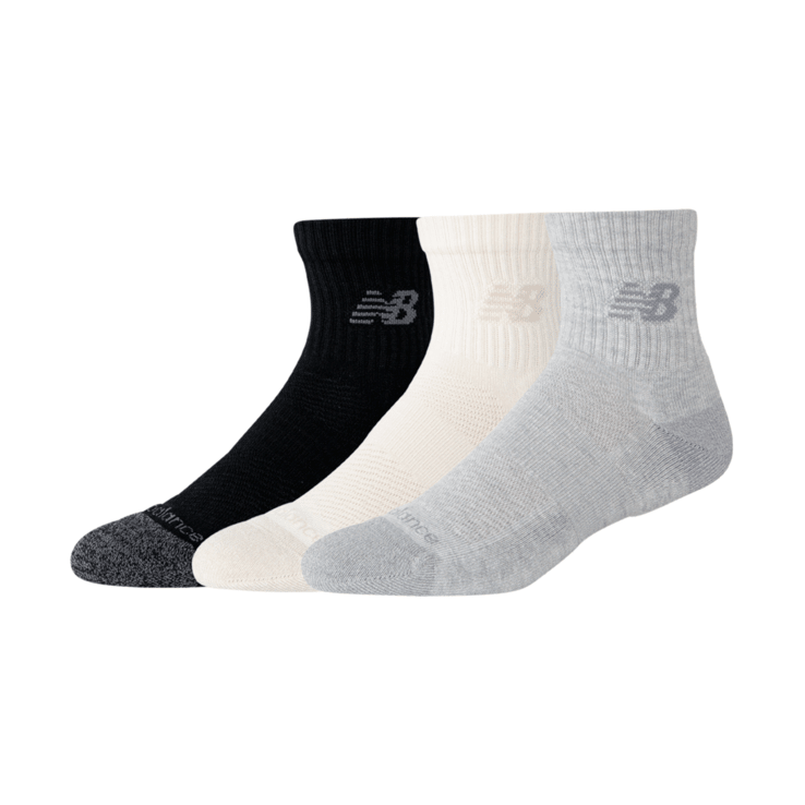 New Balance Active Quarter Socks 3 Pairs-1