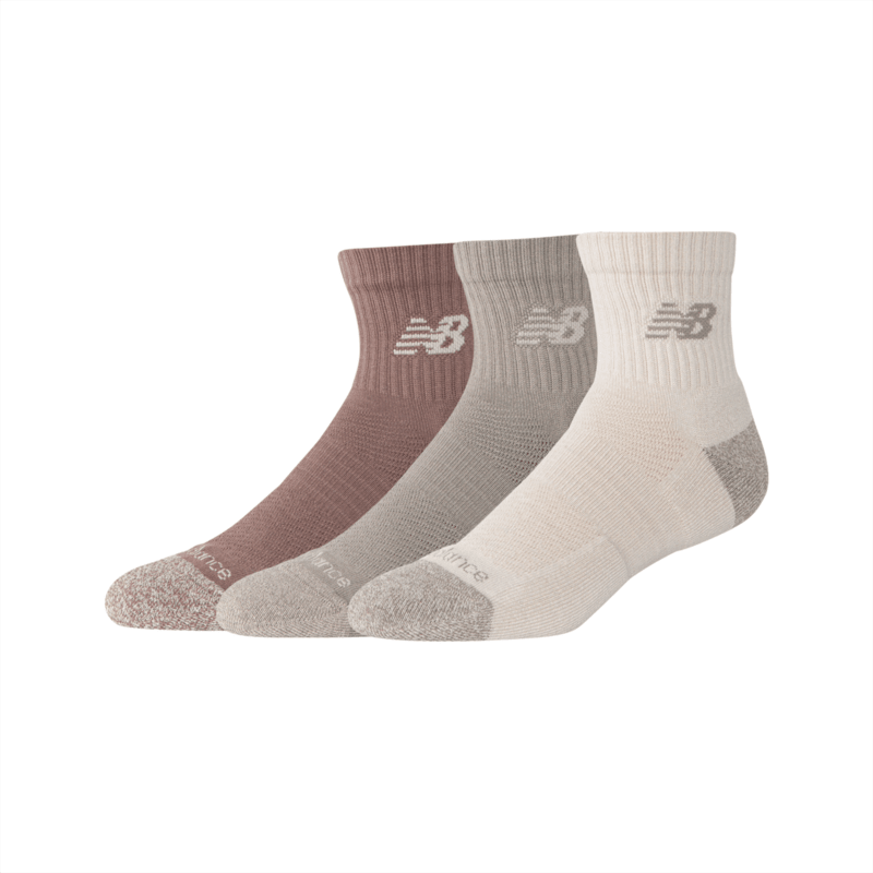 New Balance Active Quarter Socks 3 Pairs-3