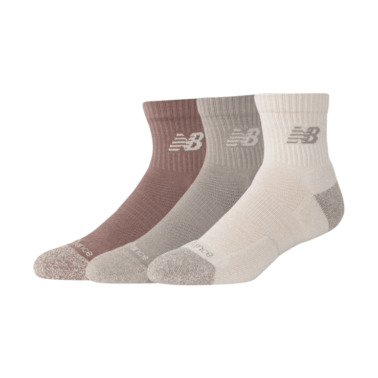 New Balance Active Quarter Socks 3 Pairs-3