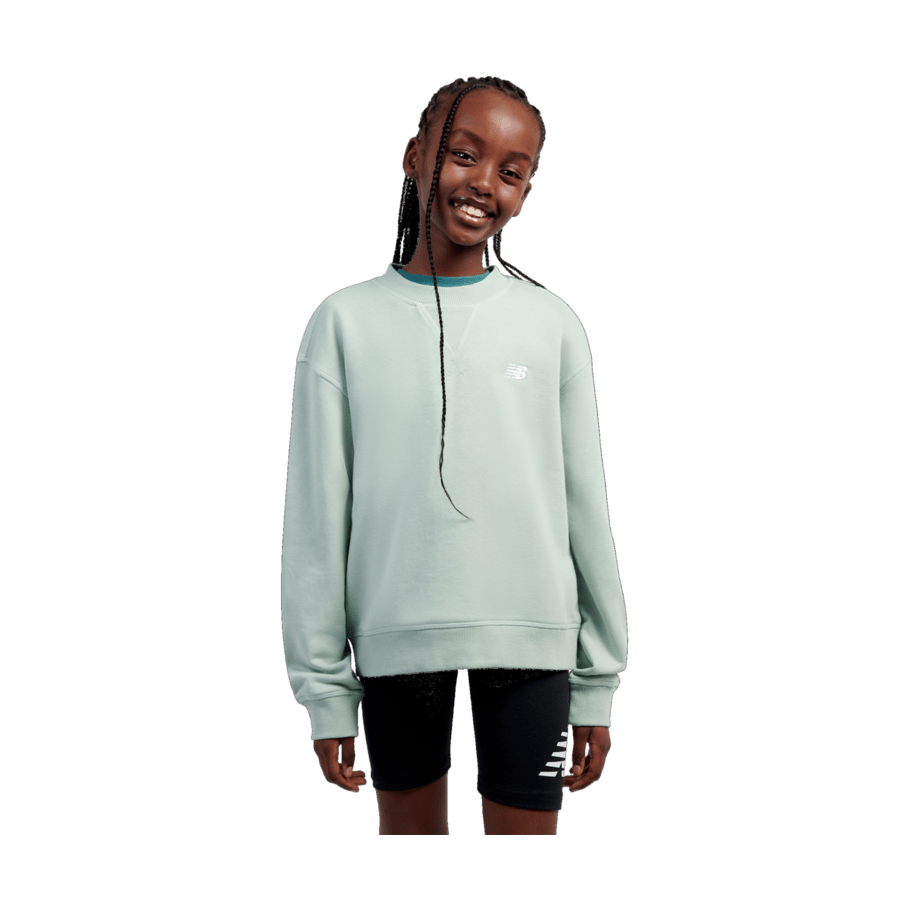 New Balance Youth Girl's FT Small Logo Crew