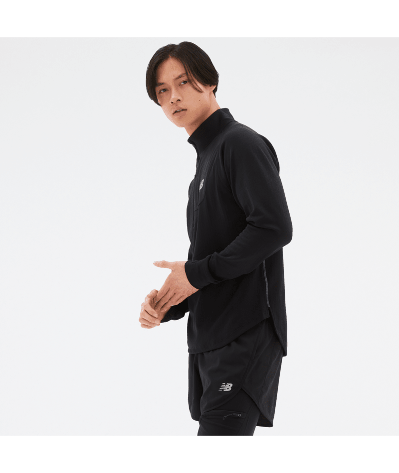 New Balance Men's Heat Grid Half Zip Shirt-8