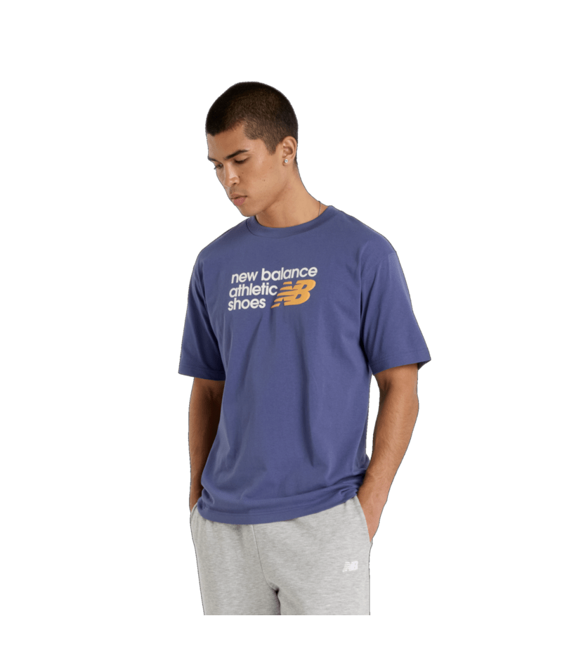 New Balance Men's Athletics Premium Relaxed Chest Logo T-Shirt-1
