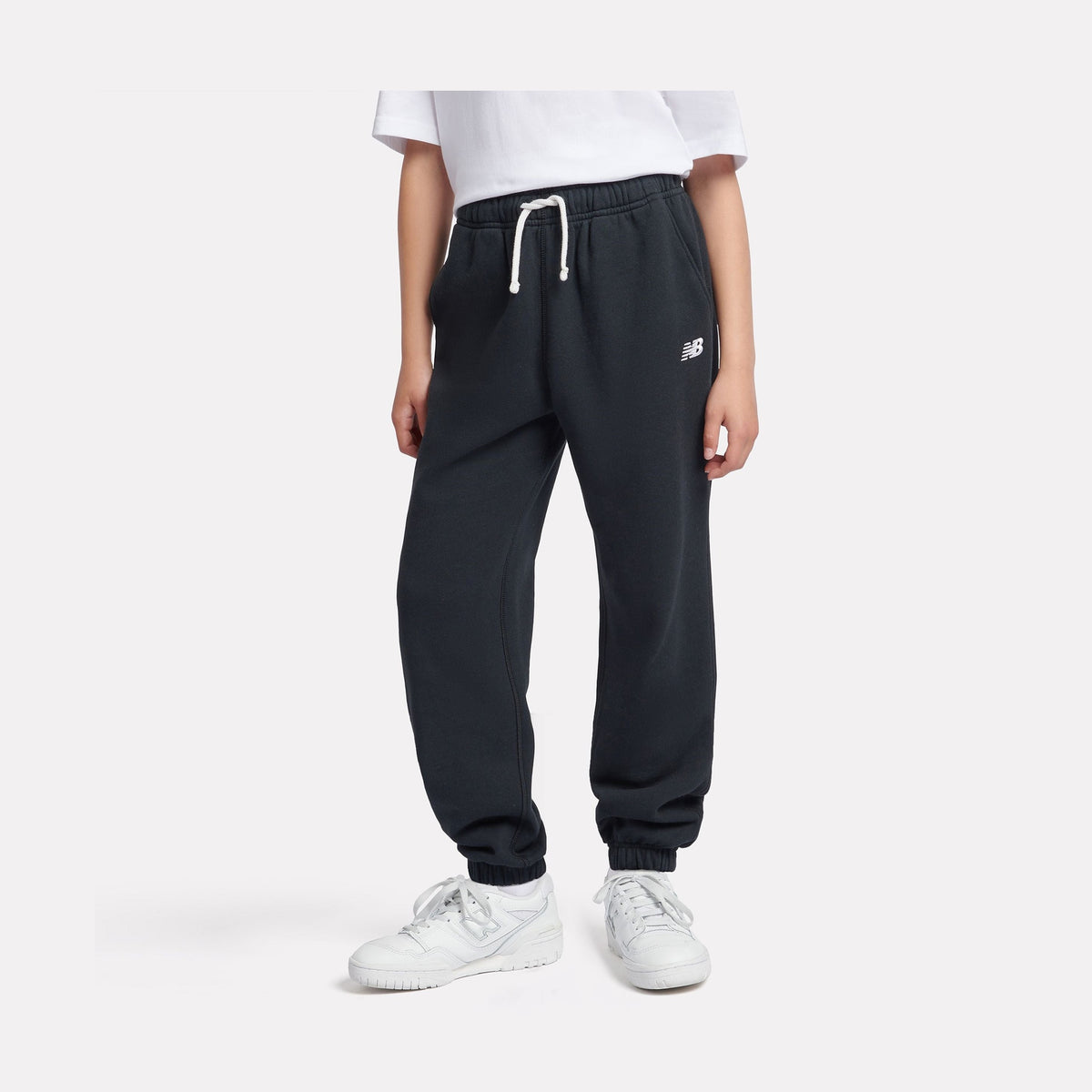 New Balance Youth French Terry Small Logo Jogger-2