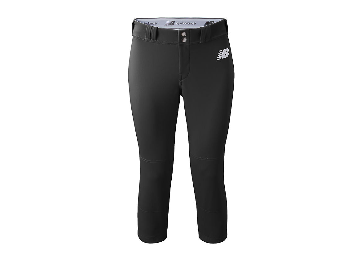 New Balance Youth Girl's Contour Solid Mid Calf Fastpitch Pant-1