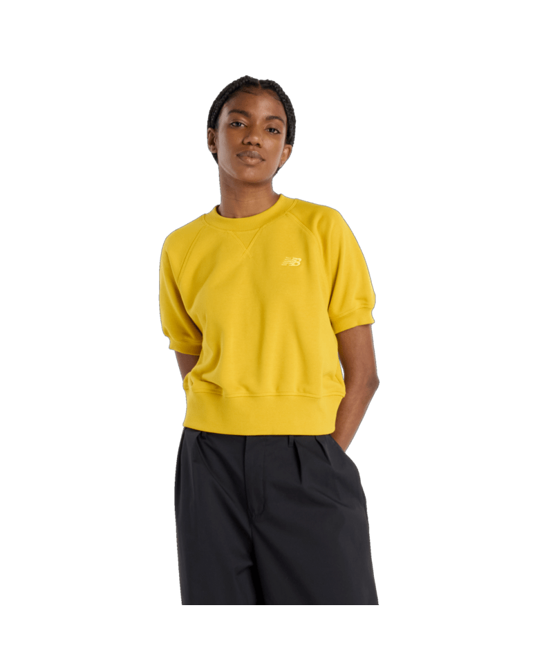 New Balance Women's French Terry T-Shirt-1