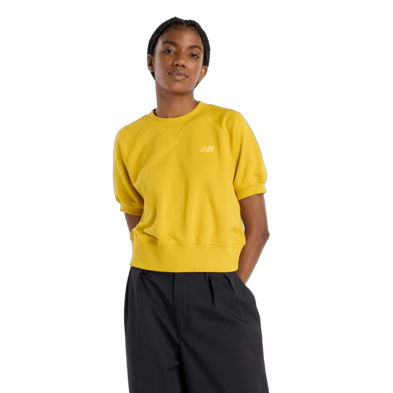 New Balance Women's French Terry T-Shirt-1