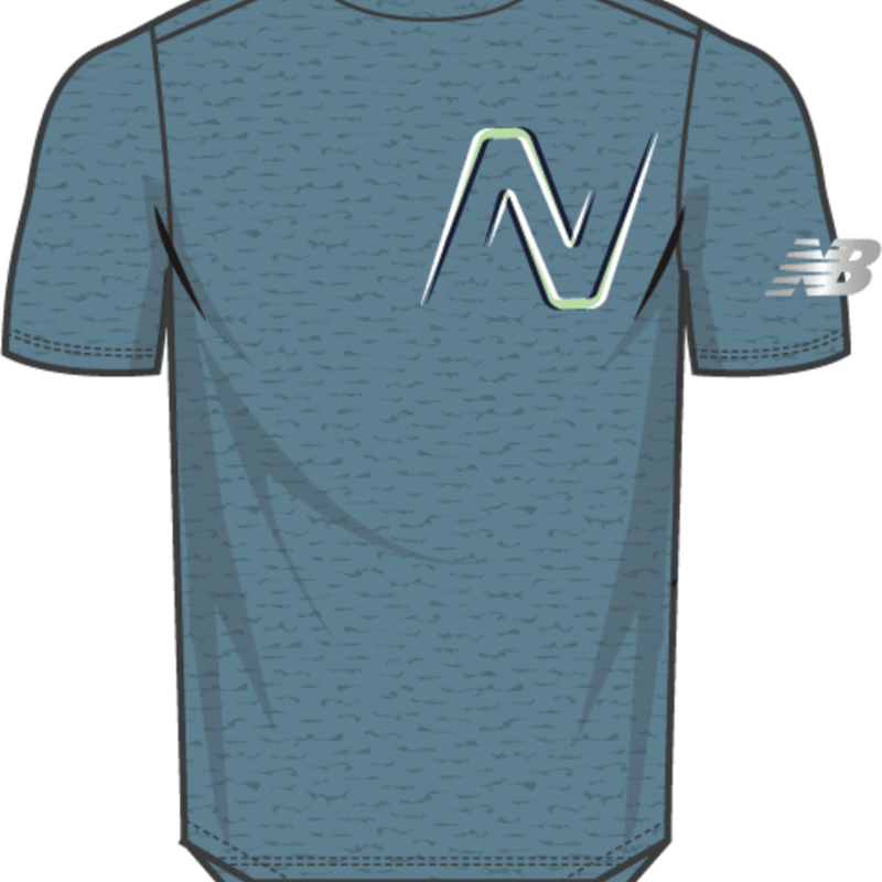 New Balance Men's Graphic Impact Run Short Sleeve-2