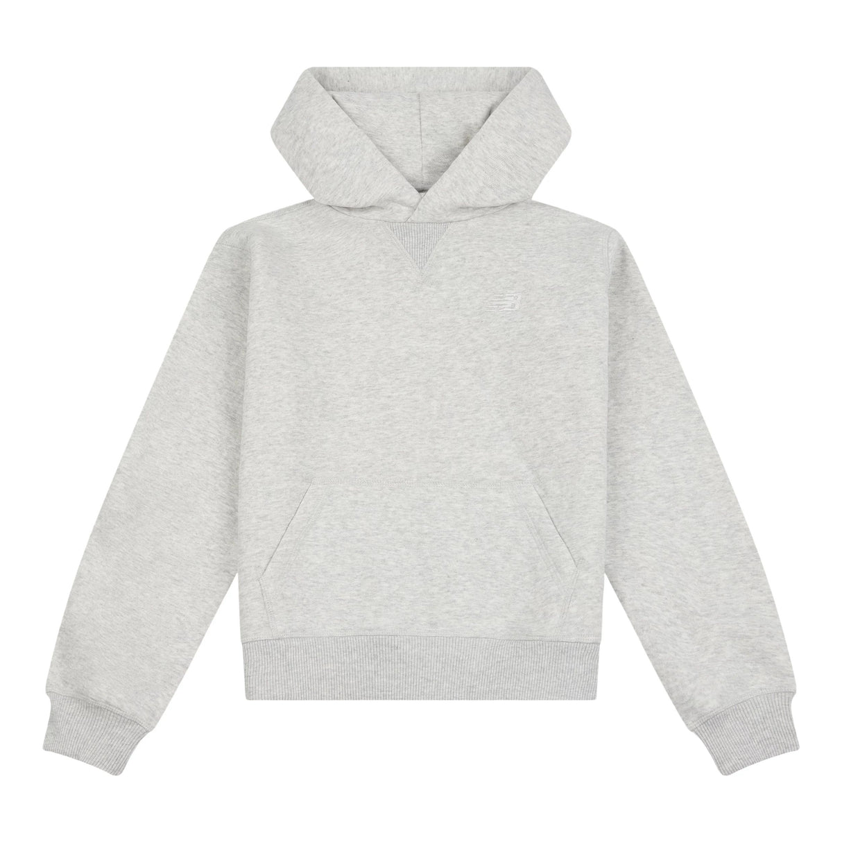 New Balance Youth Brush Back Small Logo Hoodie-1