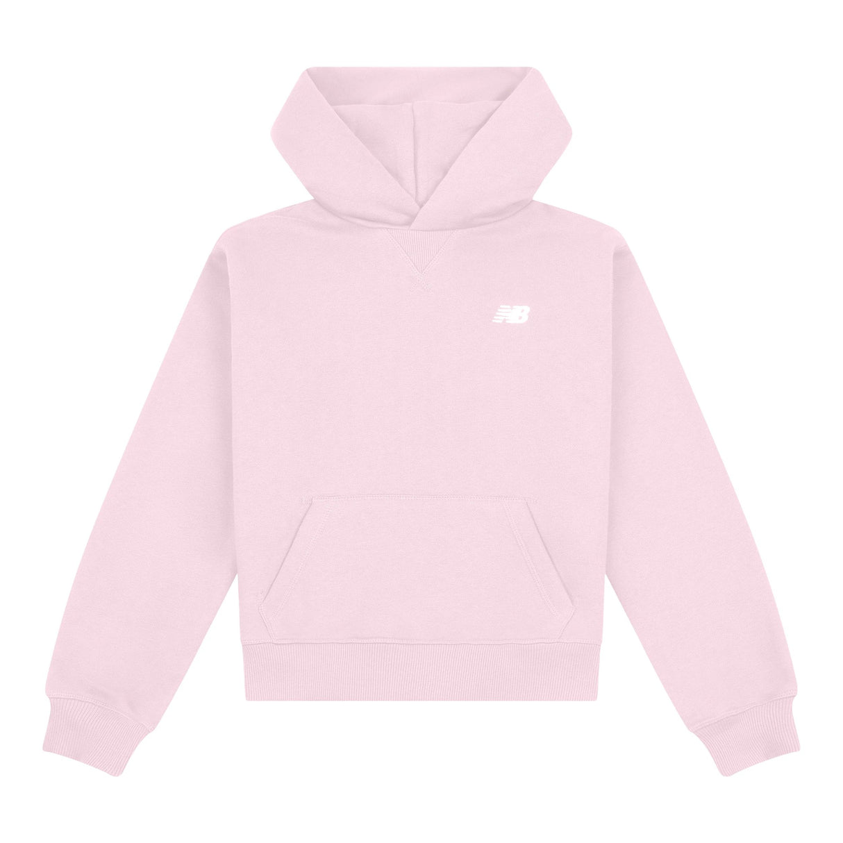 New Balance Youth Brush Back Small Logo Hoodie-2