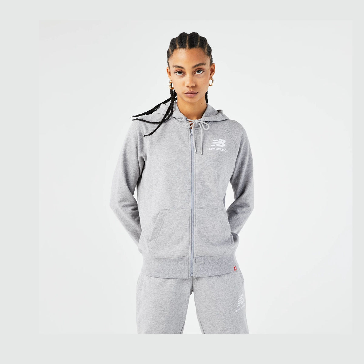 New Balance Women's Essentials Full Zip Hoodie-1