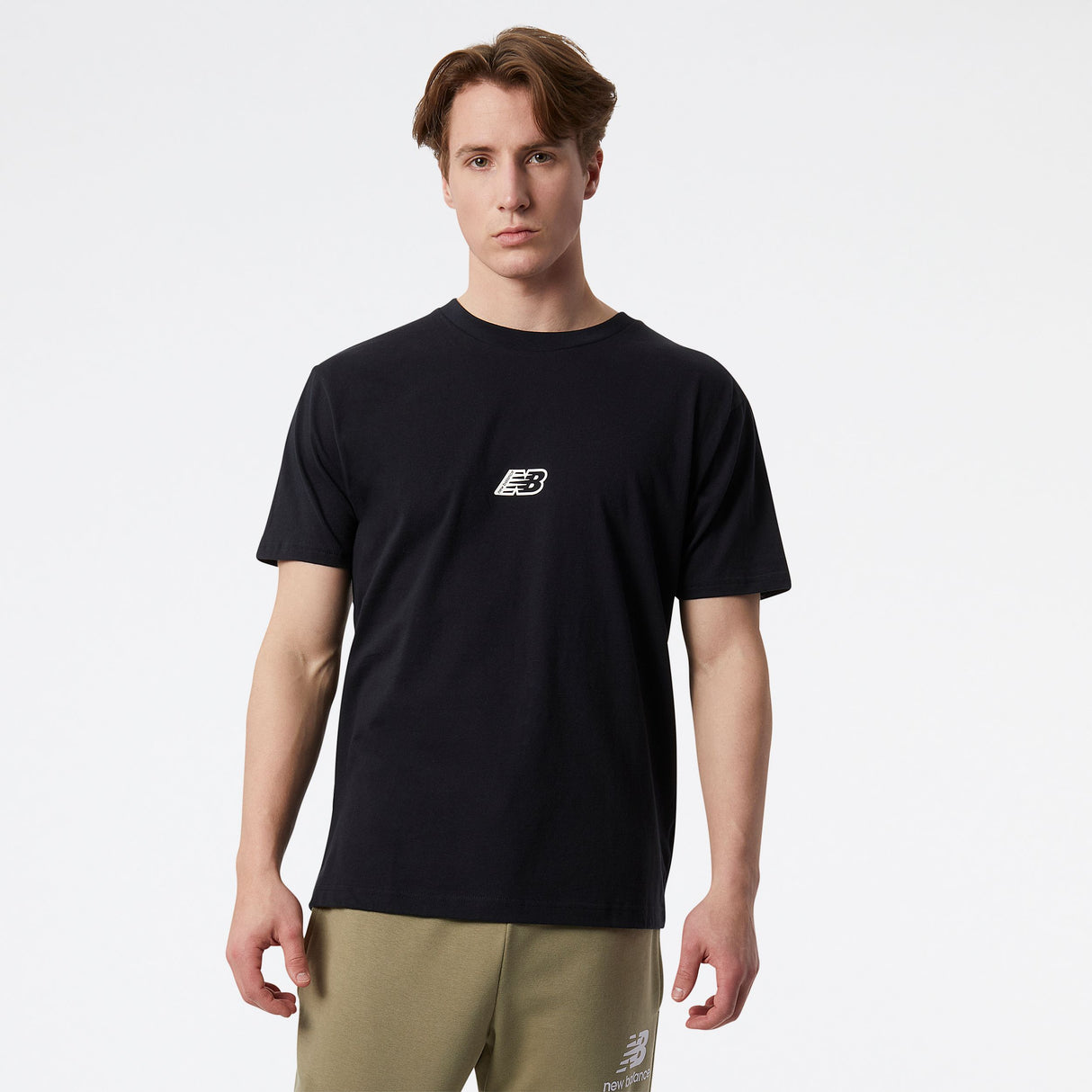 New Balance Men's Essentials Graphic Short Sleeve (Tall)-1