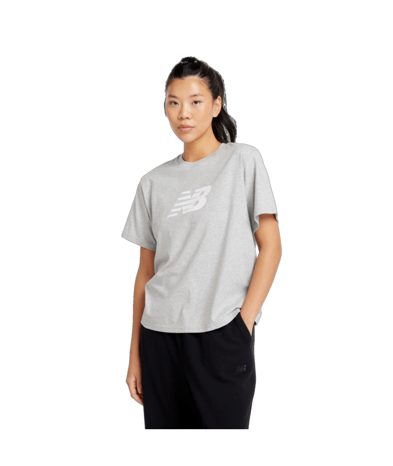 New Balance Women's Sport Jersey Relaxed Logo T-Shirt-1