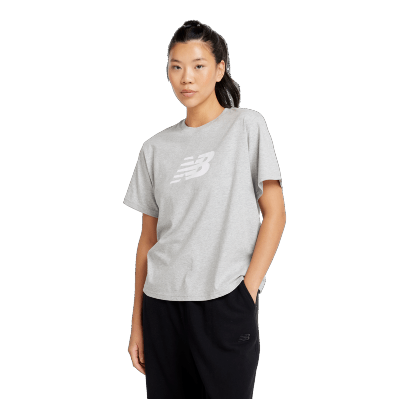 New Balance Women's Sport Jersey Relaxed Logo T-Shirt-1