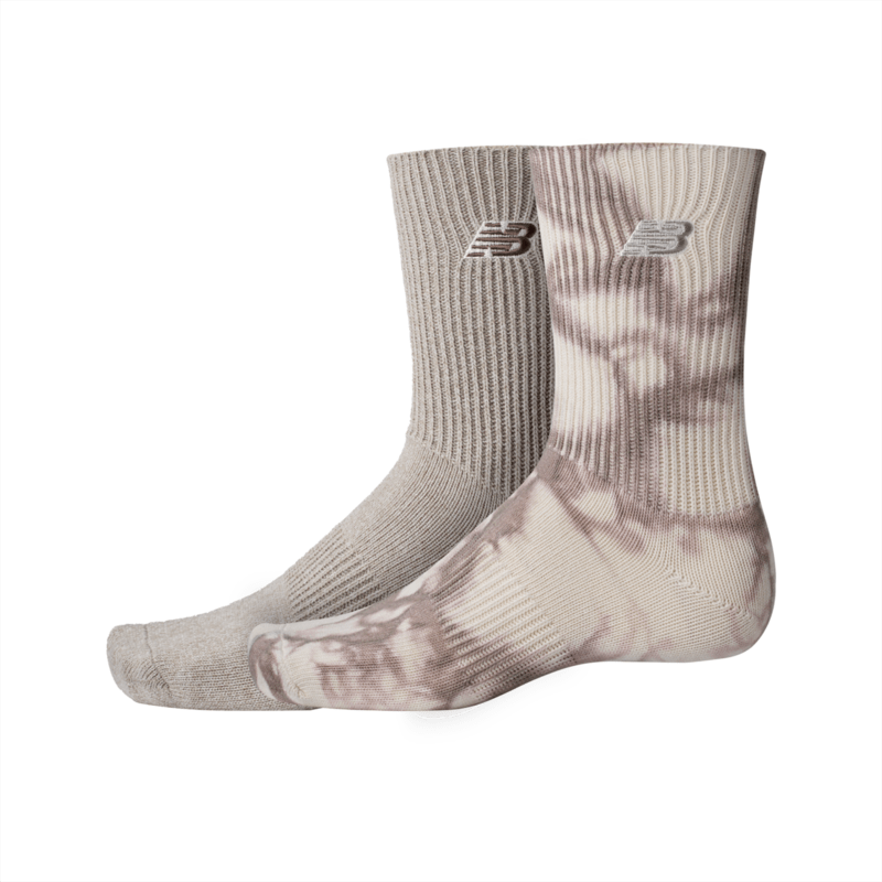 New Balance Ribbed Cuff Mid Calf Socks 2 Pair
