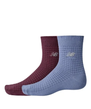 New Balance Waffle Ankle Sock 2 Pair-2