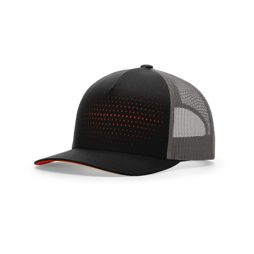 Richardson 163 Laser Cut Five Panel Trucker Hat