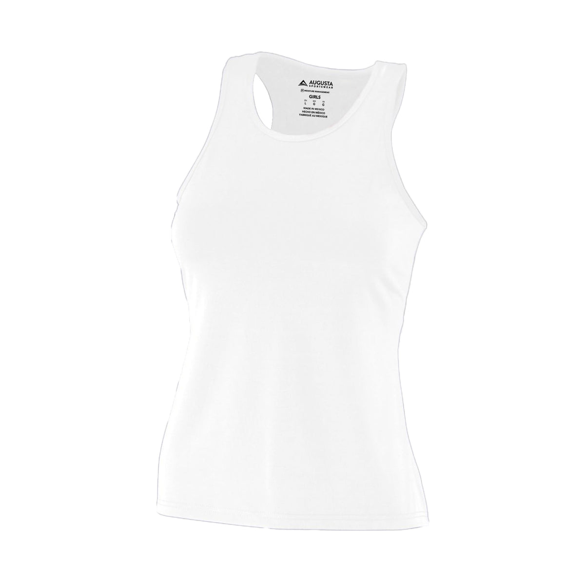 Augusta Sportswear Girl's Poly/spandex Solid Racerback Tank