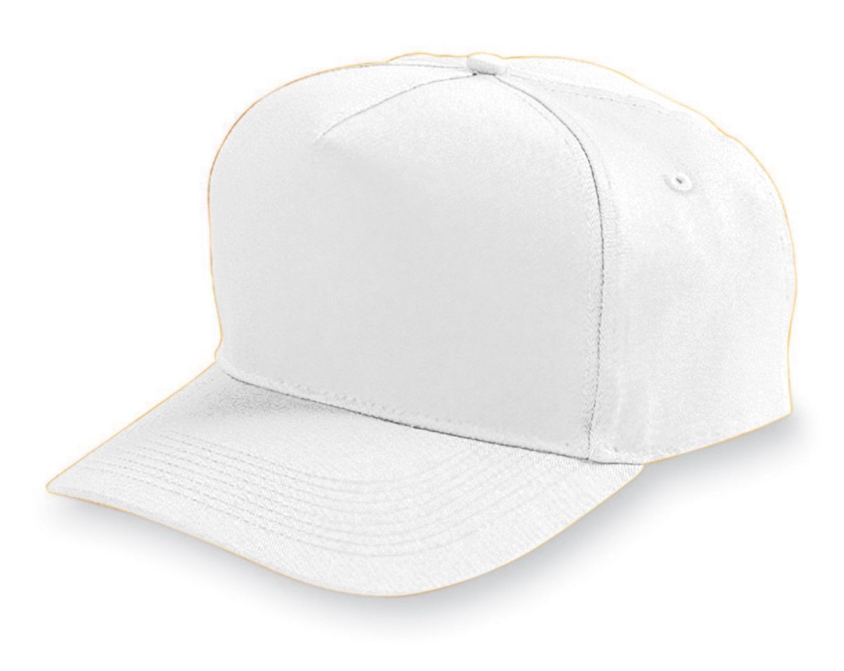 Augusta Sportswear Youth Five-panel Cotton Twill Cap