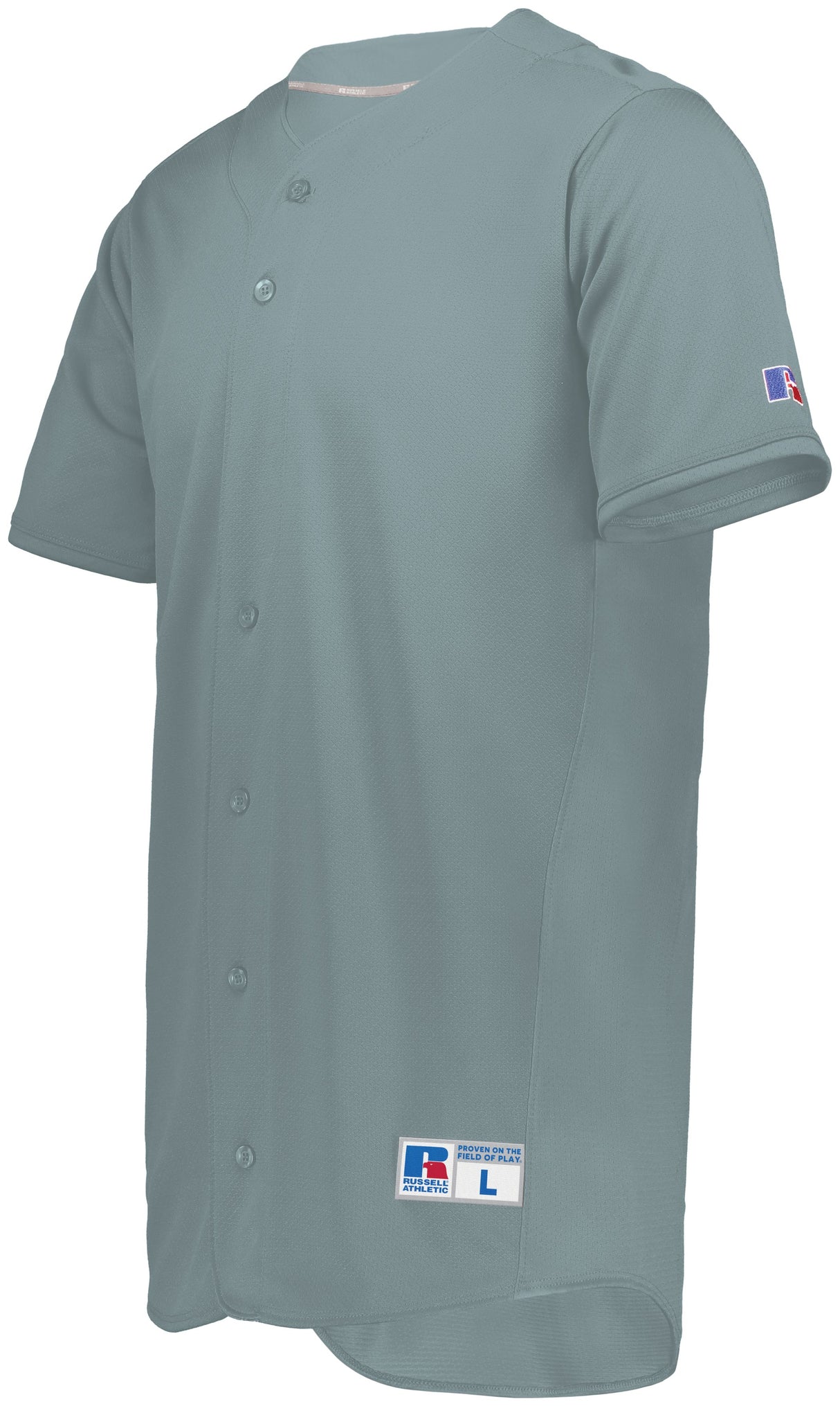 Russell Men's Five Tool Full-button Front Baseball Jersey