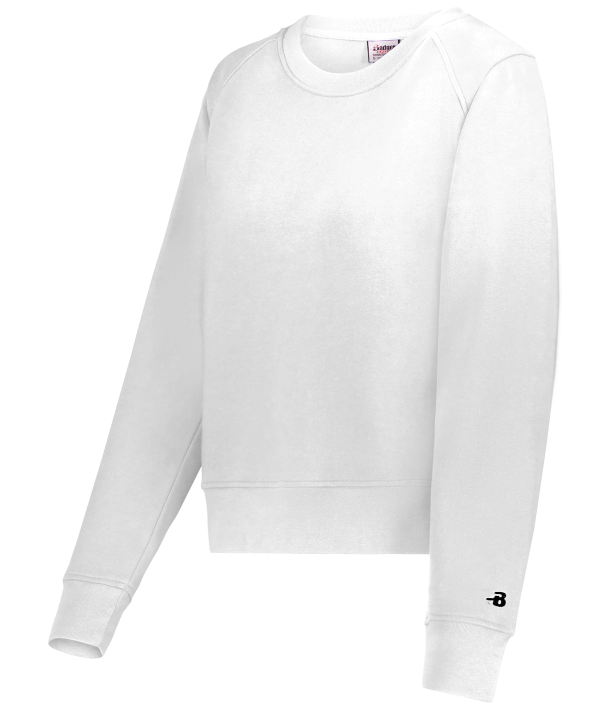 Badger Sport Women's Athletic Fleece Crop Crew