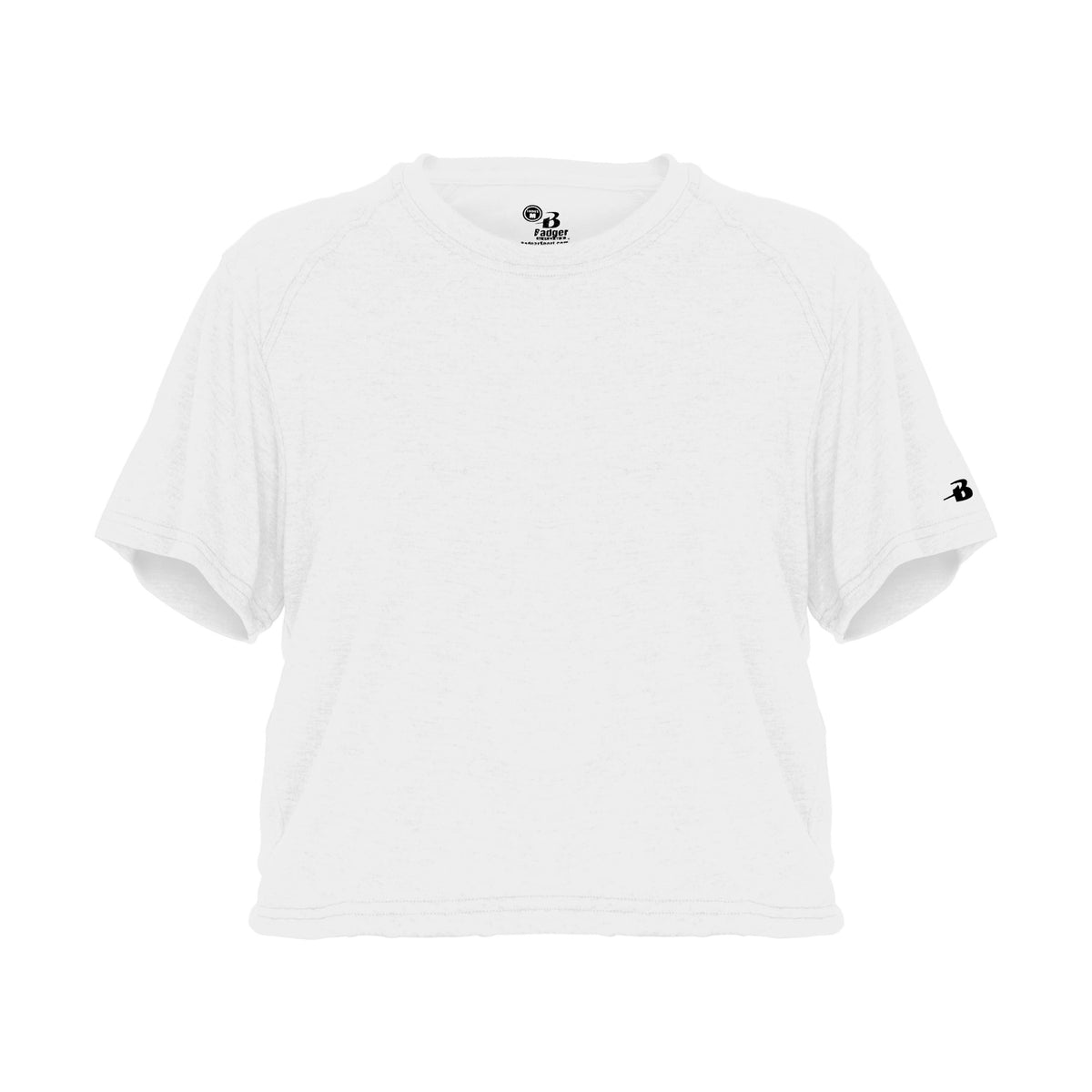 Badger Sport Women's Tri-blend Crop Tee