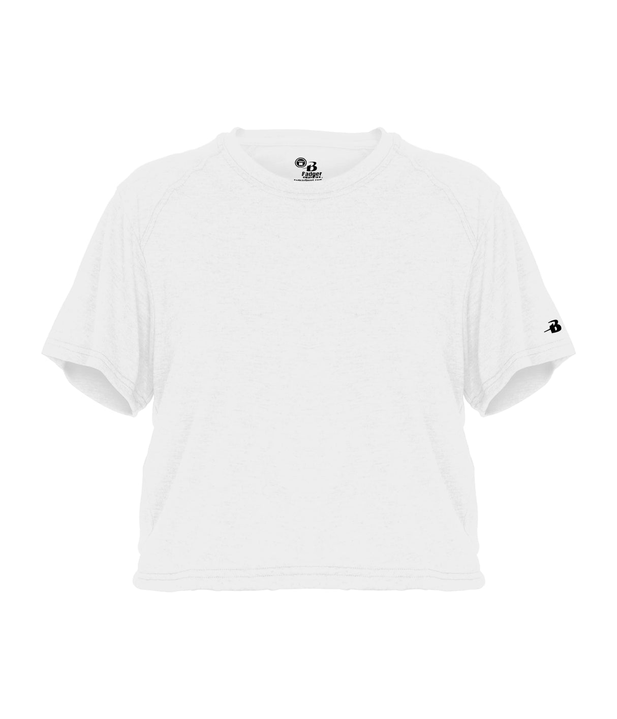 Badger Sport Women's Tri-blend Crop Tee