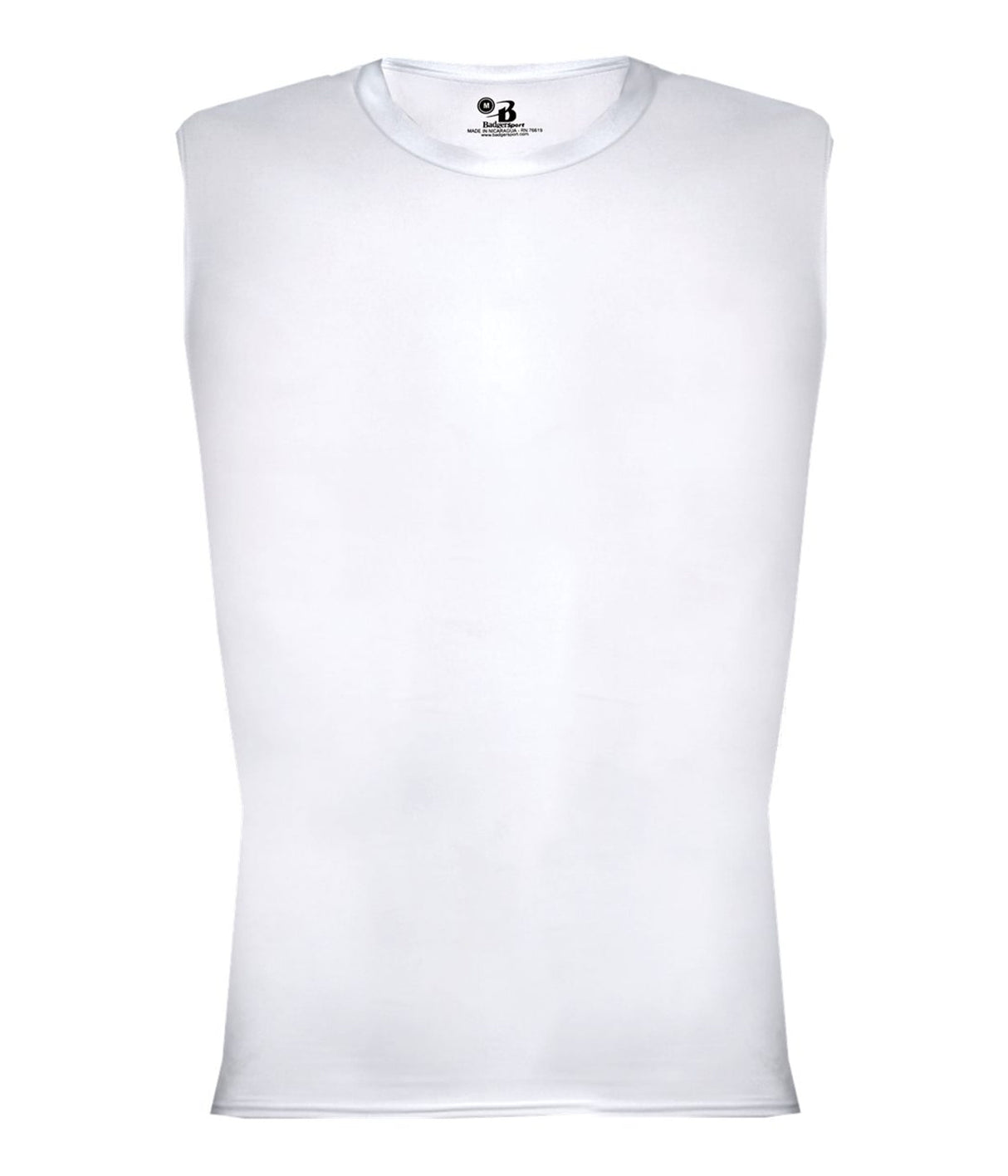 Badger Sport Men's Pro Compression Sleeveless Crew
