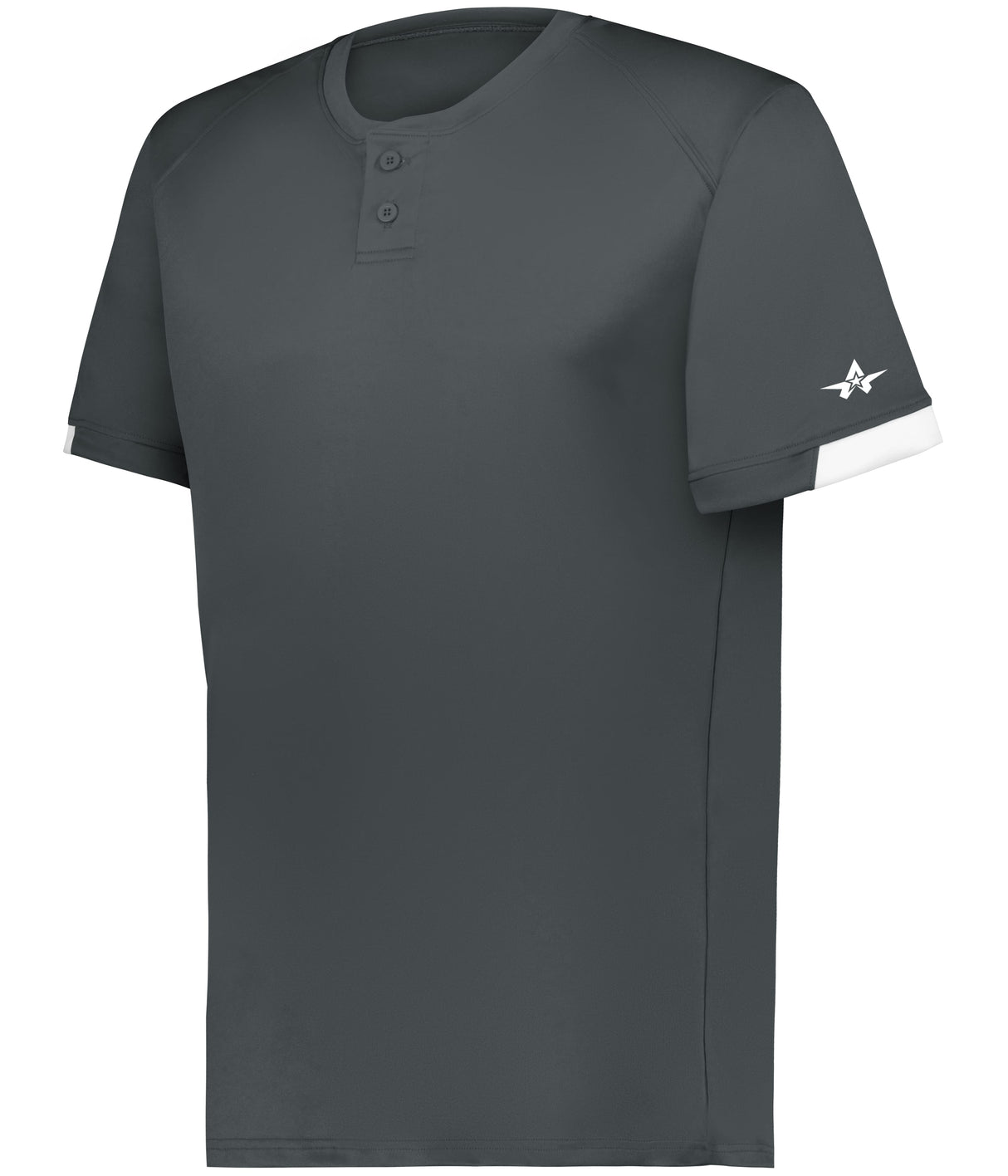 Alleson Athletic Men's On The Rise Two-button Baseball Jersey