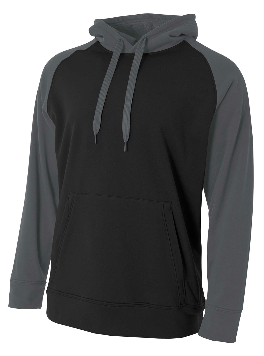 A4 Men's Color Block Tech Fleece Hoodie-1