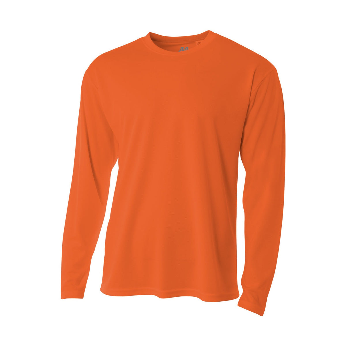A4 Men's Long Sleeve Birds-Eye Mesh Crew-1