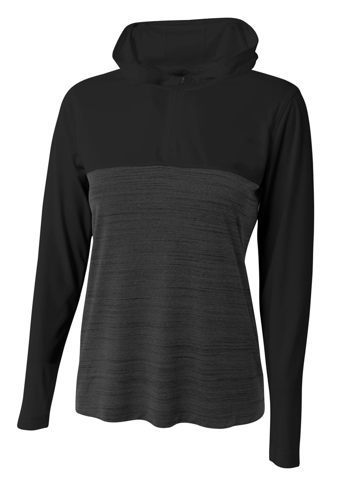 A4 Slate Quarter Zip Hoodie