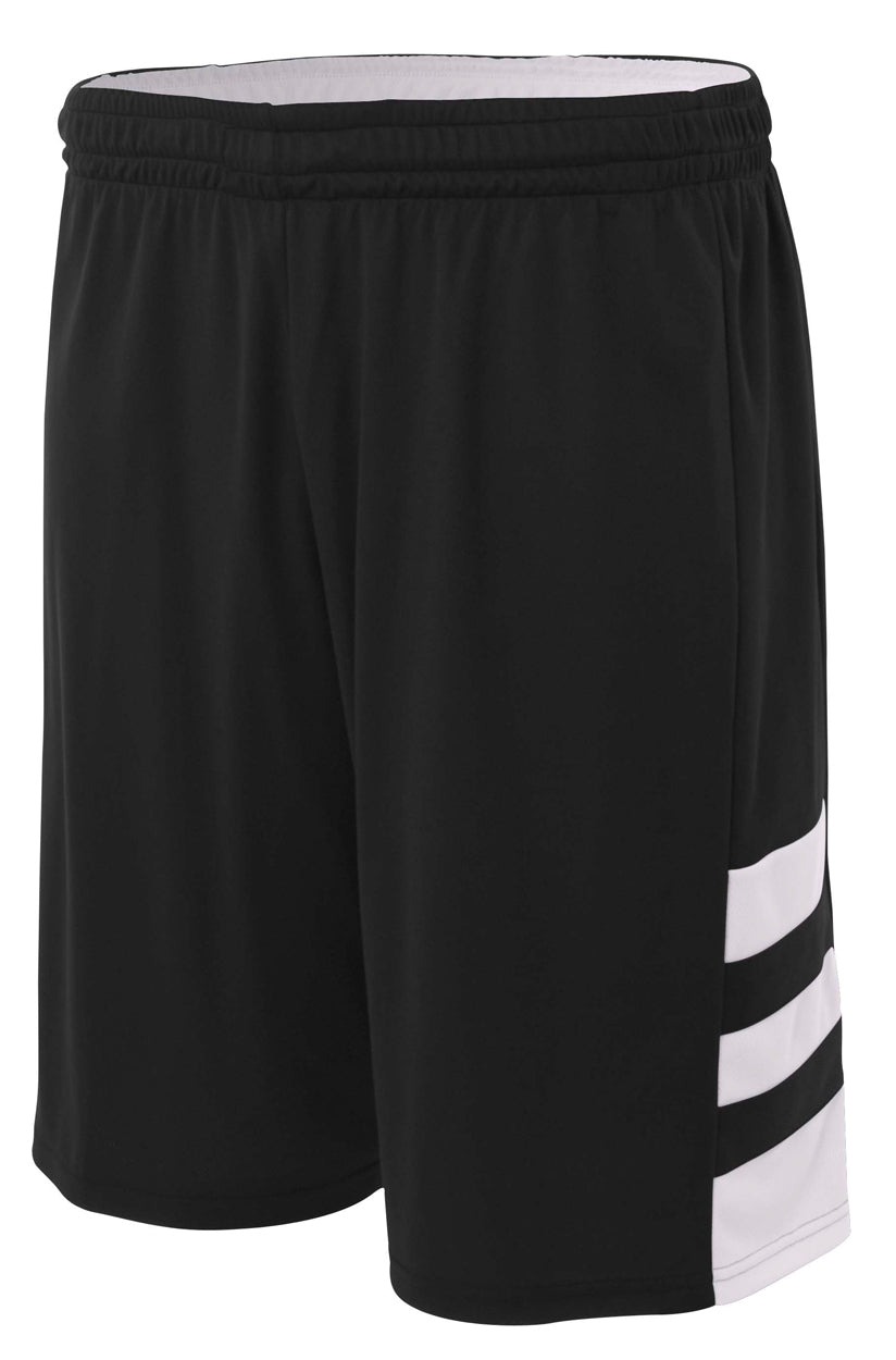 A4 Youth Reversible Speedway 8" Short-1