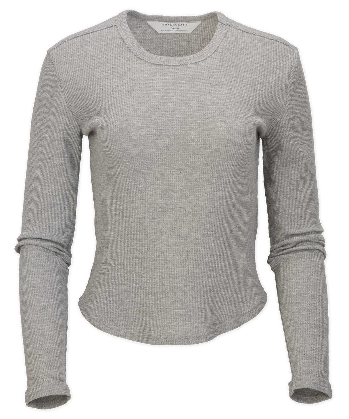 Boxercraft Women's Waffle Knit Baby Long Sleeve Tee-1