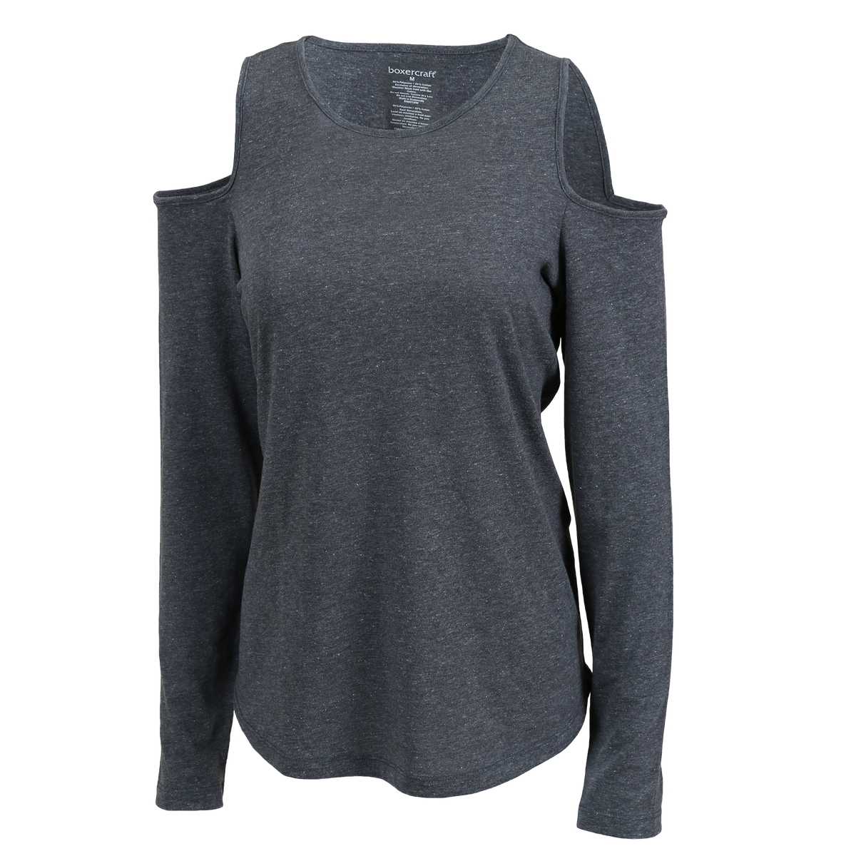 Boxercraft Women's Cold Shoulder Long Sleeve Tee