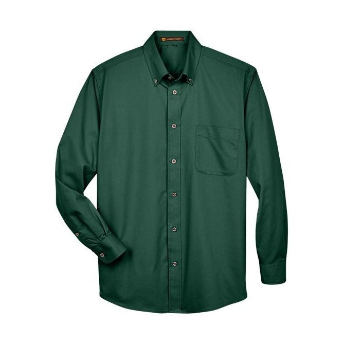 Harriton Men's Easy Blend Twill Shirt-1