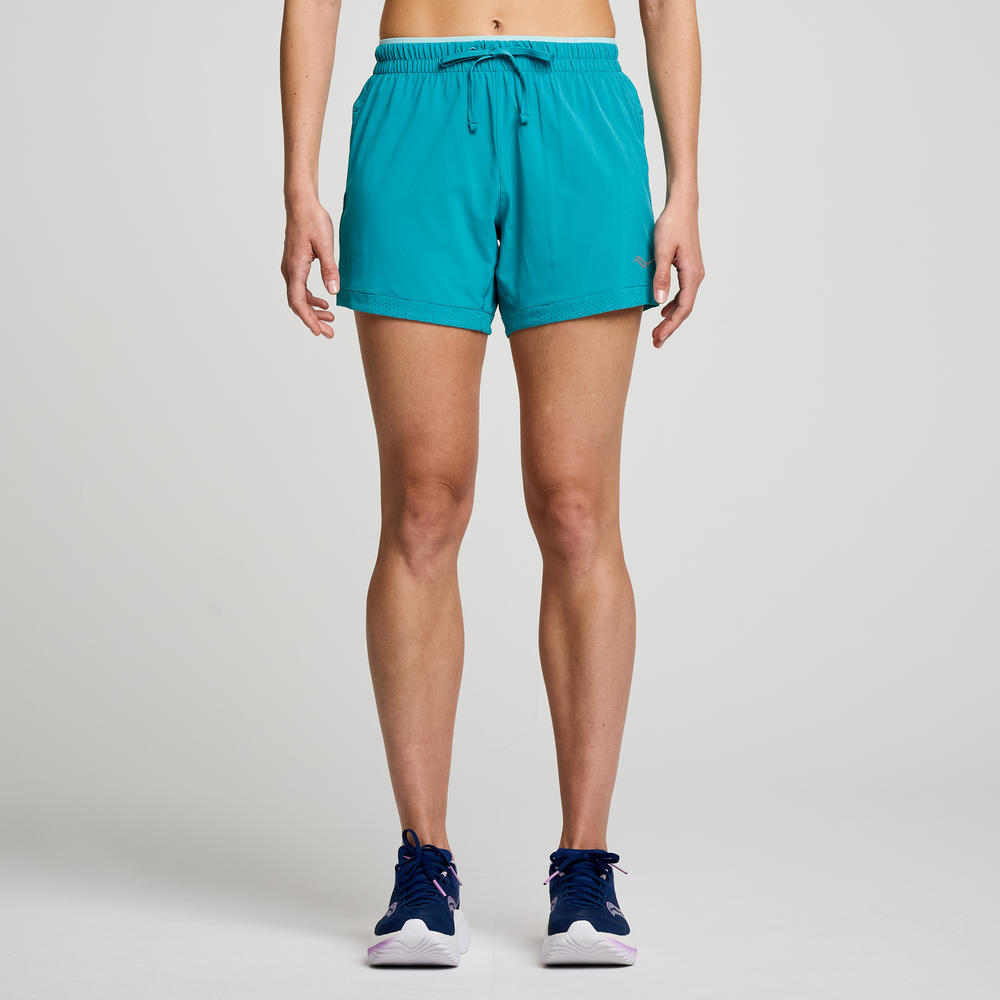 Saucony Women's Outpace 5" Short SAW800423 Womens Apparel Shorts