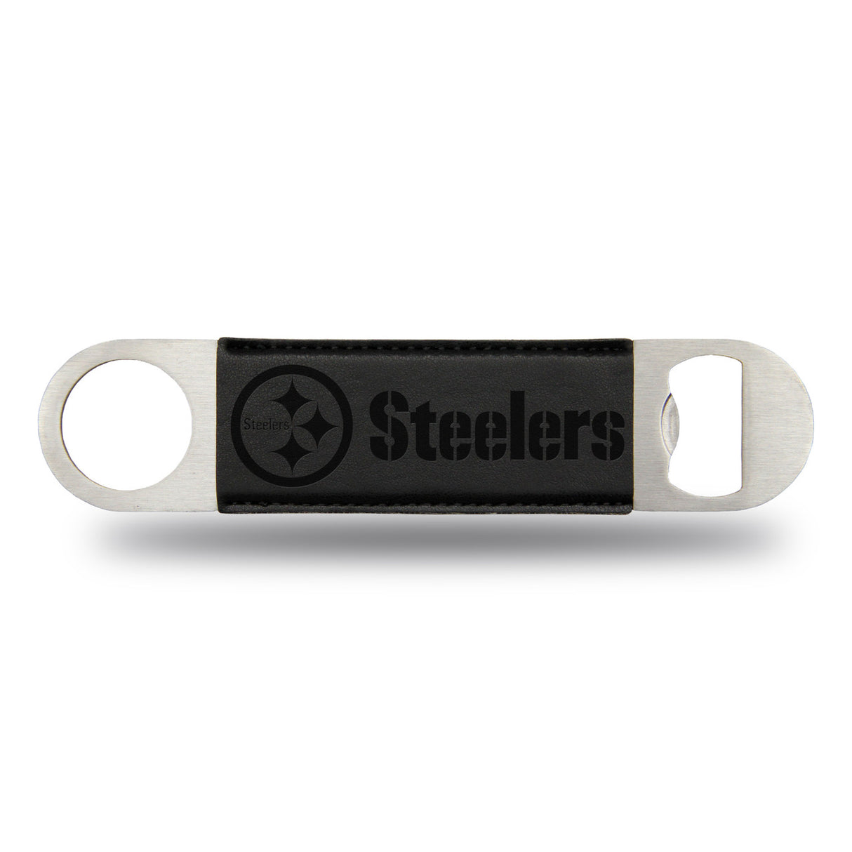Rico Industries Pittsburgh Steelers Laser Engraved Bar Blade Bottle Opener Fan Gear NFL Pittsburgh Steelers