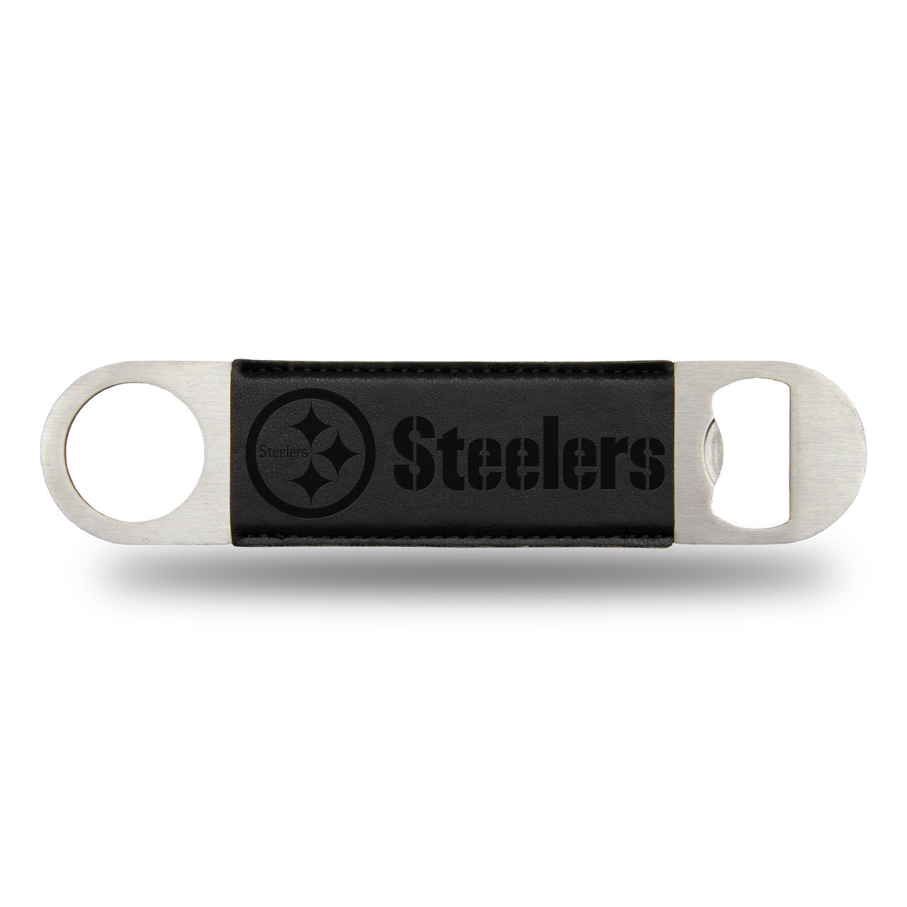Rico Industries Pittsburgh Steelers Laser Engraved Bar Blade Bottle Opener Fan Gear NFL Pittsburgh Steelers