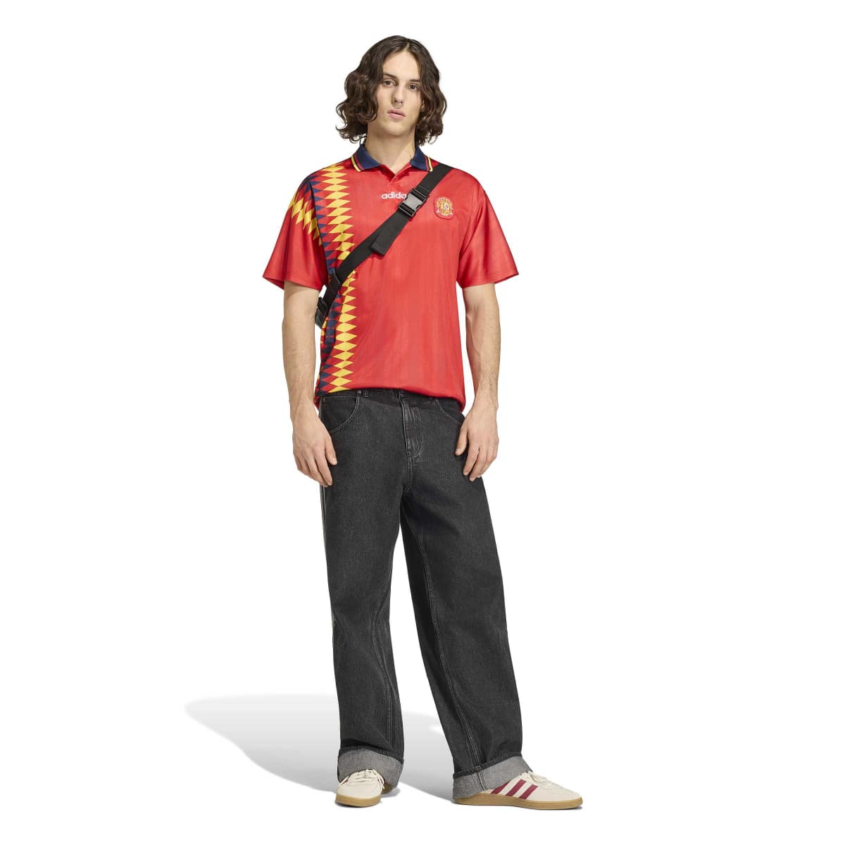 adidas Men's Spain 1994 Home Soccer Jersey-3